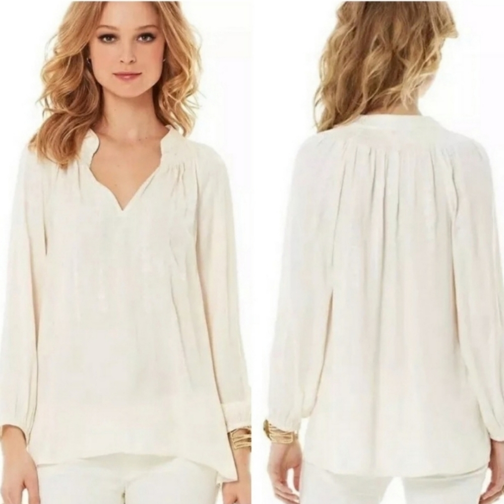 Lilly Pulitzer Hollis Embroidered Top